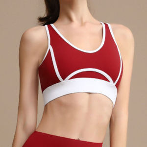 Nuevo sujetador deportivo para mujer, para gimnasio, fitness y yoga, transpirable, de secado rápido, con soporte medio. - Product Image 2