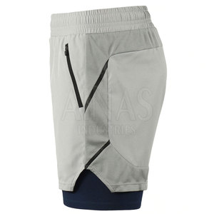 Shorts de sport pour hommes, haute performance, solides, décontractés, respirants, légers, séchage rapide, conçus pour l'entraînement physique, la course à pied intense - Product Image 4