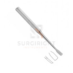 Cuchillo ovalado de herrador de acero inoxidable premium para cascos de caballo con mango de madera de caucho, instrumento veterinario OEM de SurgiRight - Product Image 5