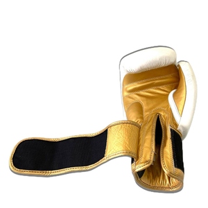 Custom Professional PU Leather Boxing <b>Gloves</b> Breathable Waterproof Non-Slip <b>Pull</b>-On Closure Hook-and-Loop Wrist for OEM RL-BG-29 - Product Image 4