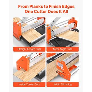 Taglierina Telescopica per Pavimenti in Vinile da 12 Pollici in Lega di Alluminio, Versione Aggiornata, per Pavimenti Laminati Spessi 16mm - Product Image 5