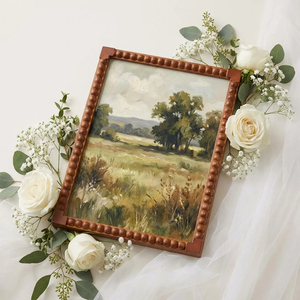 กรอบรูปไม้ชีแชมสุดหรู งานแฮนด์เมด สำหรับตั้งโต๊ะ ตกแต่งสำนักงาน ห้องนั่งเล่น สไตล์วินเทจ คลาสสิก ของตกแต่งภายใน - Product Image 2