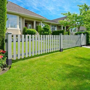 Set di 6 Picchetti di Ancoraggio per Recinzioni, 24 x 4 x 4 Pollici Diametro Esterno, 3,5 x 3,5 Pollici Diametro Interno, in Metallo Nero Verniciato a Polvere - Product Image 2