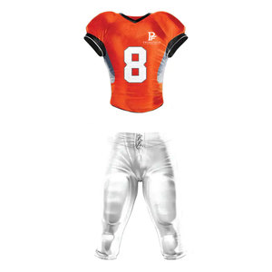 Uniforme de Fútbol Americano 100% Poliéster Transpirable para Hombre, Servicio OEM de Alta Calidad, Colores y Tallas Personalizables - Product Image 1