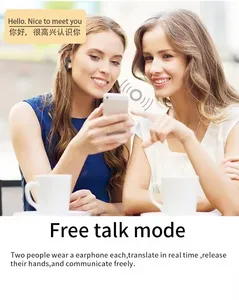 Écouteurs sans fil légers avec longue autonomie, contrôle tactile, son stéréo 3D, appairage rapide, affichage numérique pour usage quotidien et bureau - Product Image 6