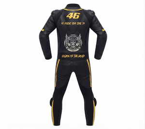Combinaison de moto en cuir sur mesure de qualité supérieure MotoCP Racing 1 pièce, équipement de conduite avec bosse niveau 2 CE, fabriquée sur mesure - Product Image 2