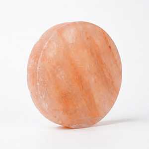 Bloc de sel rose de l'Himalaya circulaire 7x7x2 pouces pour grillades et service - Product Image 3