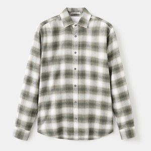 เสื้อเชิ้ตผ้าฟลานเนลอุ่นสบาย ผลิตจากผ้าฝ้ายผสมคุณภาพพรีเมียม ดีไซน์ทันสมัยเพื่อความสบายสำหรับกิจกรรมกลางแจ้ง - Product Image 1