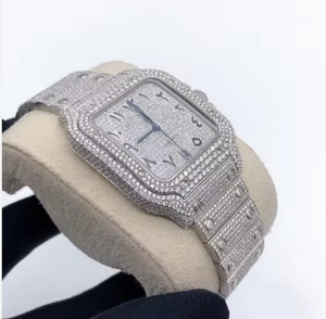 Reloj Mecánico de Lujo Personalizado con Incrustaciones de Moissanita de Alta Calidad para Hombres a la Moda, Estilo Hip Hop, Joyería de Marca para Fiestas - Product Image 2