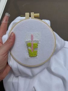 Achetez un haut court en tricot de coton de qualité supérieure, à col halter, sans manches, de style sportif, pour l'été, avec des perles, pour femmes - Product Image 6