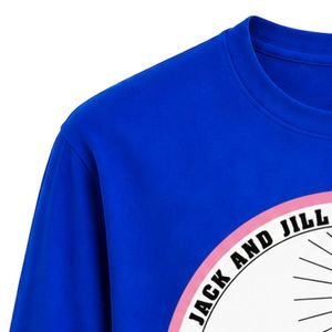 เสื้อสเวตเชิ้ตปักลายตราสัญลักษณ์รอยัลบลูแจ็คแอนด์จิล แขนยาว คอกลม มีแถบริบที่ปลายแขนและชายเสื้อ ชุดกีฬา - Product Image 2