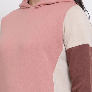 เสื้อฮู้ดดี้ผ้าฝ้าย 100% สกรีนโลโก้ตามสั่ง ขายส่ง เสื้อกันหนาวแขนยาวสีพื้นสำหรับผู้หญิง พร้อมบริการ OEM - Product Image 6