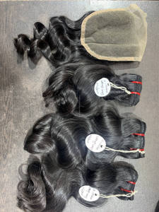 Cheveux humains ondulés, vente en gros, cheveux indiens bruts - Product Image 4