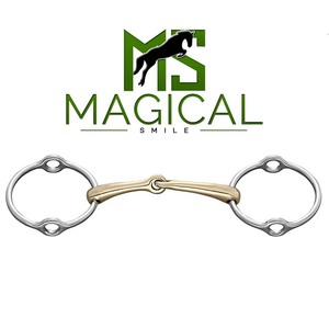 Mors de cheval sur mesure de haute qualité en argent allemand et anneaux en acier inoxydable, anneaux Aurigan SS 6MM, anneaux Aurigan SS 80MM - Product Image 3