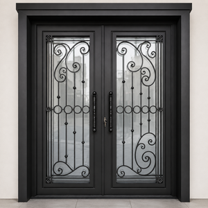 Asegure la entrada a su hogar de lujo con hermosas puertas de hierro personalizadas, elegantes puertas metálicas y puertas de acero residenciales de alta resistencia. - Product Image 1