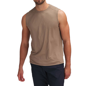 เสื้อกล้ามผู้ชายรุ่นใหม่มาแรง ดีไซน์ทันสมัย สีพื้น แห้งเร็ว ระบายอากาศดี ขายดีอันดับหนึ่ง - Product Image 1