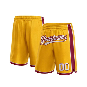 Shorts de basketball pour adultes respirants et imprimés sur mesure avec couleur et logo personnalisés, livraison rapide depuis un fabricant pakistanais - Product Image 4