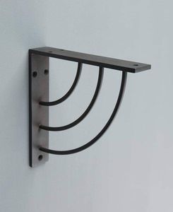 Rust Resistant Shelf Bracket Powder Coated Iron <b>Wall</b> Mount Support for Wooden <b>Floating</b> <b>Shelves</b> Indoor Outdoor - Product Image 5
