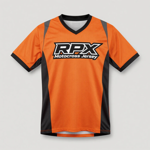 Vente flash - Maillot de motocross personnalisable, respirant, à séchage rapide, anti-UV, % polyester, coupe-vent, maillot d'équipe de motocross - Product Image 4