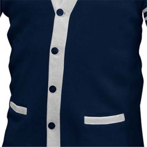 Suéter Cárdigan Varsity Bordado Personalizado, Unisex, Tejido, con Botones, Estilo Casual Urbano, OEM, Uniforme Escolar - Product Image 3