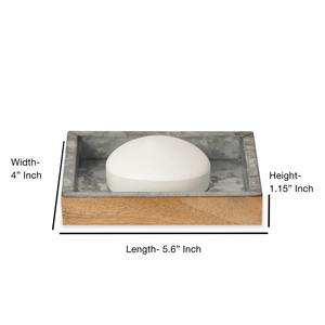 Ensemble d'accessoires de salle de bain rustiques en métal galvanisé, parfait pour l'organisation du comptoir de la salle de bain dans les maisons de style ferme moderne, provenant d'Inde - Product Image 6