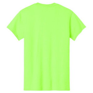 High Street Style 100% Cotton Jersey Men's <b>T</b>-<b>Shirts</b> with Customized Logo Option Color <b>Neon</b> Green - Product Image 3