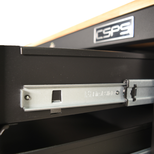 Armoire à outils robuste en acier thermolaqué à 3 tiroirs pour garage et atelier - Product Image 5