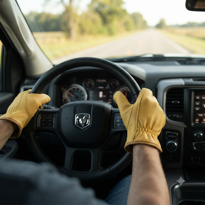 Heavy Duty Goat Grain Leather Safety <b>Gloves</b> for Industrial Construction for Working Driving Personal Protective <b>Gloves</b> - Product Image 4