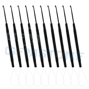 2 In 1 Professional Hair Extension Pulling <b>Hook</b> & Loop <b>Tool</b> | Micro Ring & Nano Bead Hair Extension Installation <b>Tool</b> - Product Image 6