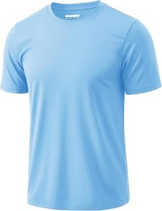 Seamless UV-Protection Mens Quick-Dry T-<b>Shirt</b> For Running With Muscle Support Fit - Product Image 1