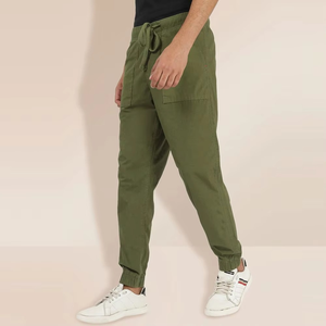 Pantalon cargo homme coupe-vent tricoté à boutons, style streetwear hip-hop, respirant, multi-poches, prix abordable - Product Image 2
