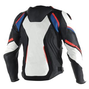 Pakistán hizo 100% chaqueta de motocicleta de cuero de vaca para hombre diseño personalizado servicio OEM a prueba de viento y ropa deportiva de talla grande - Product Image 4