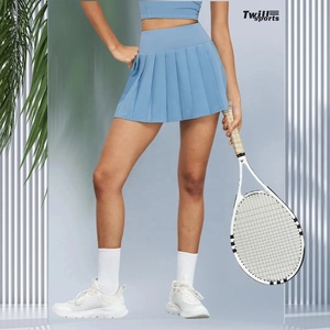 Women's Quick Dry Spandex/Cotton Tennis Dress TWILL SPORTS Wholesale College Girl Adult Sports Wear for Running - Product Image 2