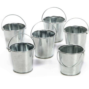 Maceta Galvanizada Estilo Rústico con Bandeja para Interiores y Exteriores - Product Image 2