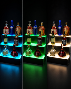 Custom for Modern Glossy Acrylic LED Retail Display <b>Stand</b> for Beer Wine-Pre-Assembled <b>Corner</b> Countertop Table Display - Product Image 2
