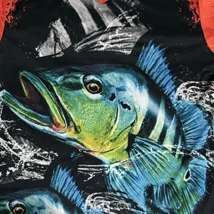 Chemises de pêche pour hommes à manches longues et col rond, confortables, sur mesure, grandes tailles, style streetwear, en tissu de coton épais, avec nouveau design par sublimation - Product Image 4