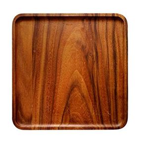 Bandeja de Madera de Acacia Hecha a Mano, Tabla de Servir Rústica para Cocina, Comedor, Presentación, Vajilla, Decoración para el Hogar, Restaurante y Catering - Product Image 5