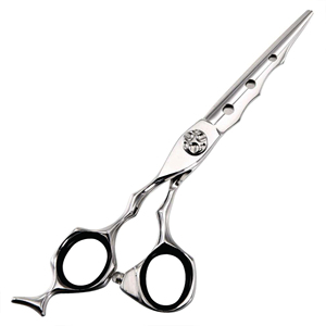 Ciseaux de barbier pliables professionnels personnalisés pour droitiers, en acier inoxydable de haute qualité, couleur unie, pour la coiffure - Product Image 2