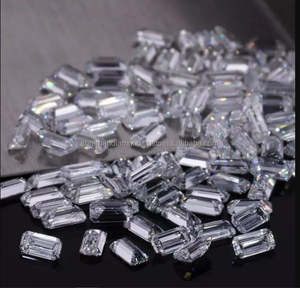 SHRAMAN DIAMOND Grossiste indien VS-Si Blanc Fancy Cut Émeraude synthétique de laboratoire certifiée pour diamants en vrac - Product Image 4