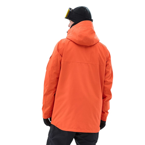 Veste de ski pour homme, imperméable 5000 mm, coupe-vent, veste d'hiver pour la neige, isolée, thermique, respirante, à capuche, vêtements de ski d'extérieur, OEM personnalisé - Product Image 6