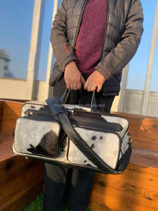 100% véritable véritable cheveux sur cuir de vachette sac de messager mallette pour ordinateur portable dissimulé transporter des documents sac de travail dames sacs à bandoulière - Product Image 4