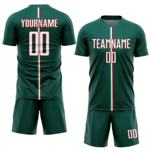 Ensemble de maillot de foot Mexique pour homme avec short et t-shirt, tenue de sport, uniforme de football, disponible dans toutes les tailles - Product Image 2