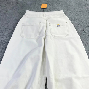 Custom <b>Women</b> <b>Baggy</b> <b>Jeans</b> Pant Loose Fit High Rise Wide Leg Denim Casual Fashion OEM Manufacturer - Product Image 5