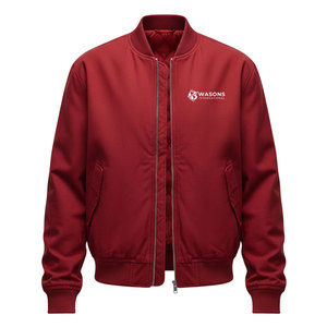 Light <b>Weight</b> Stylish Breathable Winter <b>Stand</b> Collar Front Logo Bomber Jacket Premium Quality Top Selling Men - Product Image 1