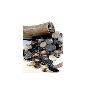 กระดุมเปล่าทำมือคุณภาพสูงจากเขาควาย เป็นมิตรกับสิ่งแวดล้อม สำหรับตกแต่งเสื้อผ้าและเสื้อโค้ทชายหญิง ปรับขนาดได้ตามต้องการ - Product Image 1