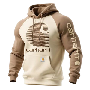 Sudaderas con cremallera de lana básicas de alta calidad con mangas largas Último diseño Ropa de invierno informal Patrón de estampado teñido liso - Product Image 2