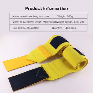 Pro Quality Heavy Duty Wrist Wraps Polyester Nylon Hook Loop Closure Fitness Weightlifting Competition Powerlifting Strong - Product Image 4