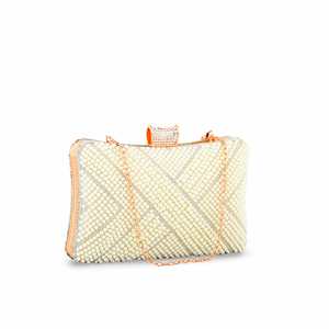 Pochette de mariée beige pour femme, taille standard, sacs P24357 - Product Image 2