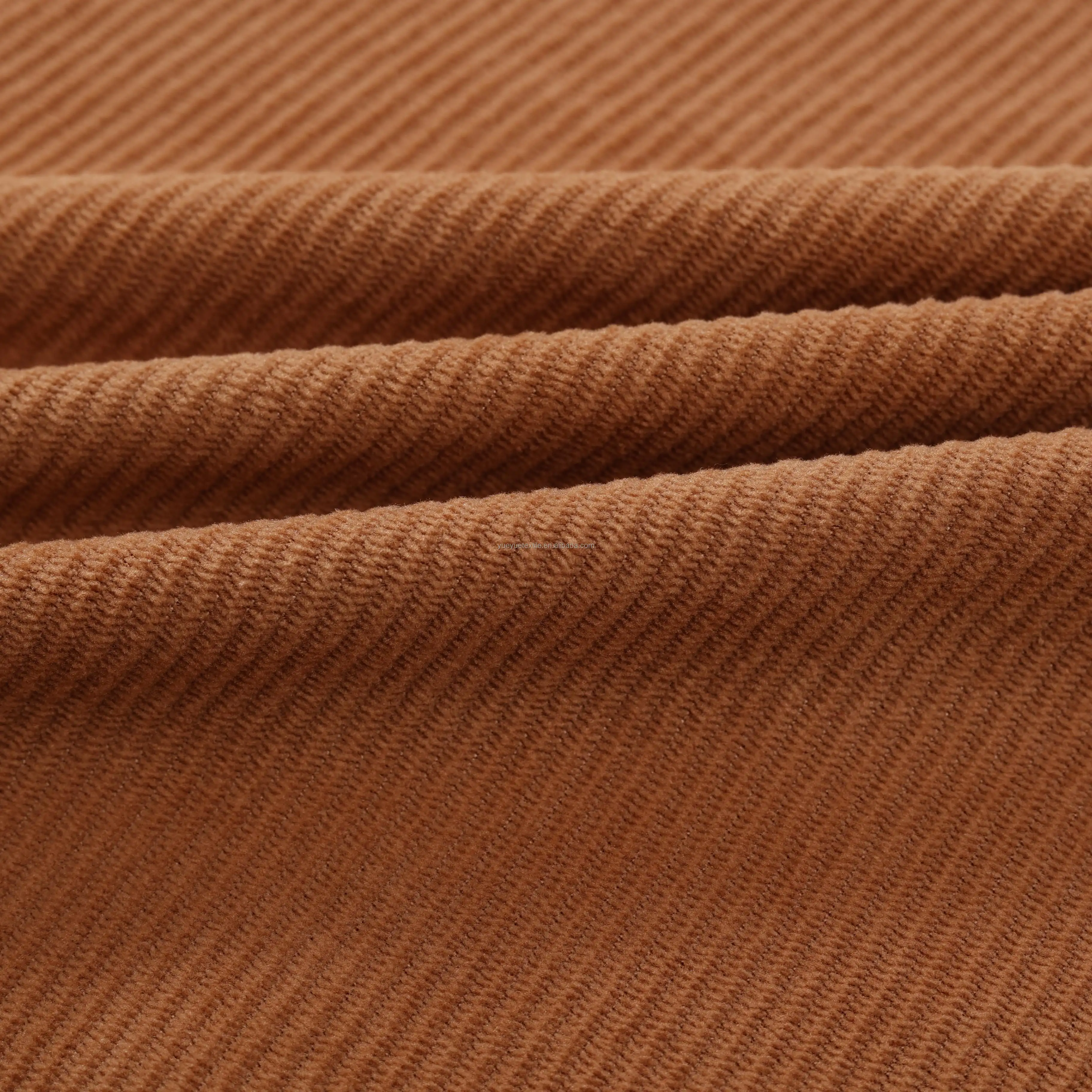 Toptan orta-wale Polyester naylon karışımı kadife 8 wale kadife kumaşlar için kanepe, etekler, pantolon, pantolon, döşeme ve yastıklar