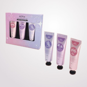 <b>hand</b> <b>cream</b> <b>set</b> wholesale ALV Korean K-Beauty <b>Hand</b> <b>Cream</b> 3-Type <b>Gift</b> <b>Set</b> Lavender Rose Bergamot Scent - Product Image 2